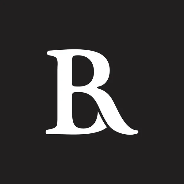 Soyut harfler rb bağlı basit bir logo