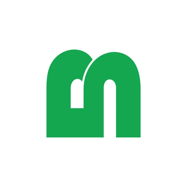 Soyut Harfler Bağlantılı Logo Vektör — Stok Vektör