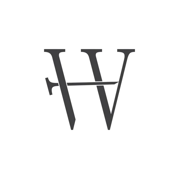 Літери Простий Вектор Логотипу — стоковий вектор