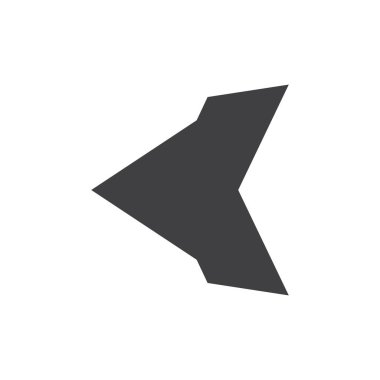 soyut geometrik ok mektup k logo vektör