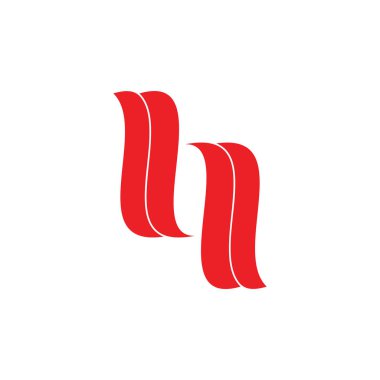 soyut eğrileri geometrik tasarım logo vektör