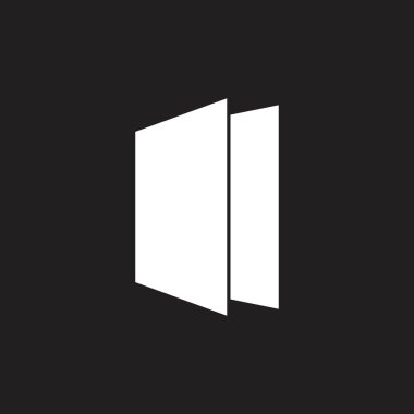 basit kağıt sembol logo vektör