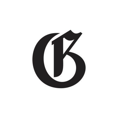 soyut mektup ck logo vektör