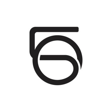 soyut mektup çok sanat logo vektör satırları