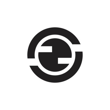 soyut daire geometrik genel kavram logo vektör