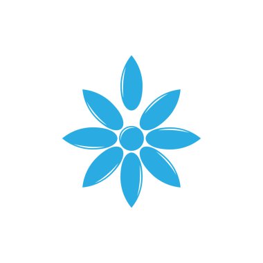 hareket damla su daire saf logo vektör