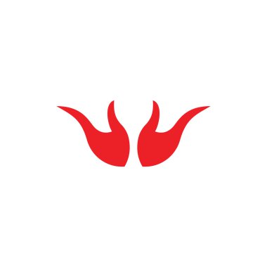 soyut el palm alev tasarım logo vektör