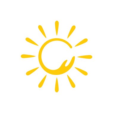 basit daire dalgalar güneş parlaklık vektör