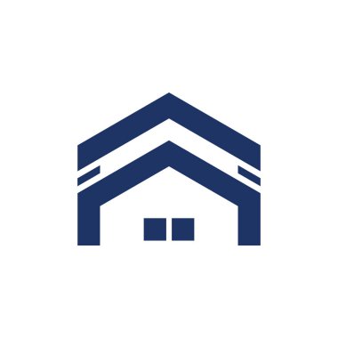 sağ ok kare geometrik logo vektör