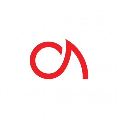 harfler ds daire çizgi ok geometrik logo vektör