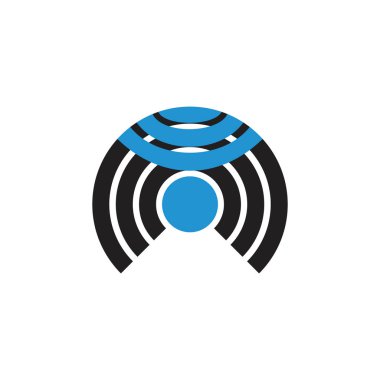 Daire şerit sinyal vektör çizim