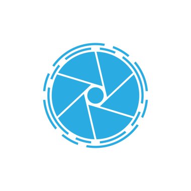 Daire fotoğraf kamera dönüş vektör