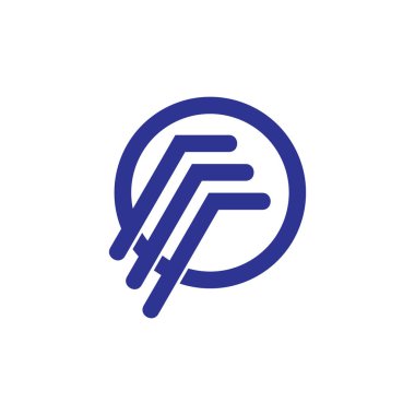 Daire geometrik vektör ok çizgili