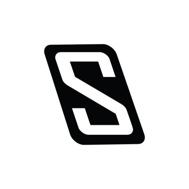 basit geometrik kare Logo vektör s