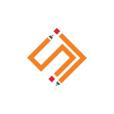 harfler sj kalem kare geometrik eğitim kavramı vektör