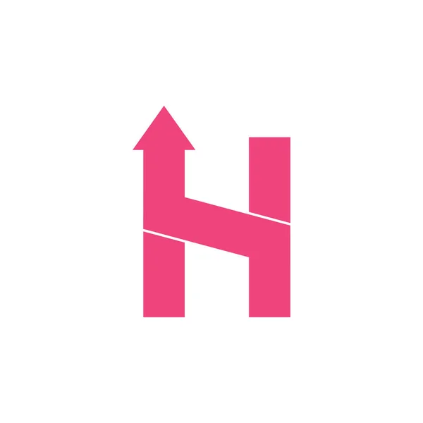 Вектор логотипа буквы h — стоковый вектор