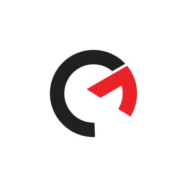 harf g soyut ok kadar geometrik logo vektör