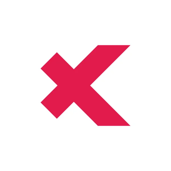 Xk simple vecteur de logo géométrique — Image vectorielle