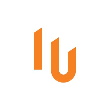 soyut çubuk grafik geometrik çizgi logo vektör