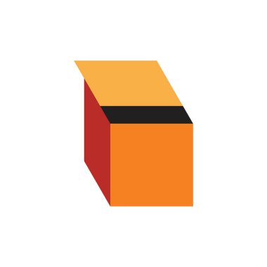 kutu açık sembol dekorasyon vektörü