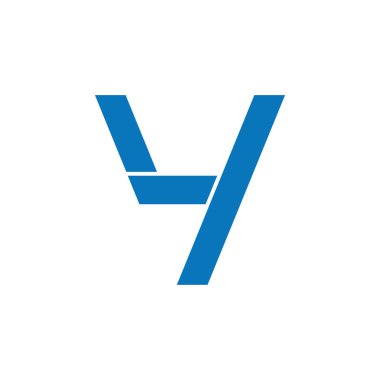 sayısı dört sembol geometrik logo vektör