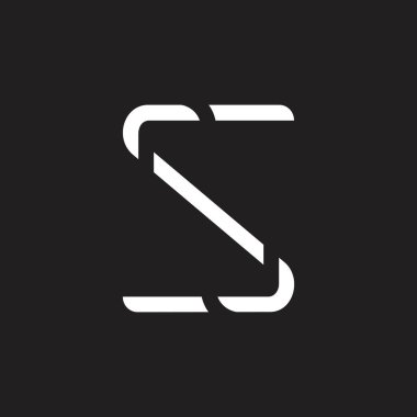 basit ince çizgi geometrik Logo vektör s