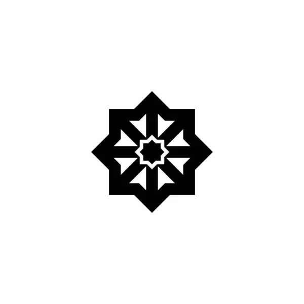 Pfeil geometrischer Kreis wirbelt Logo-Vektor — Stockvektor