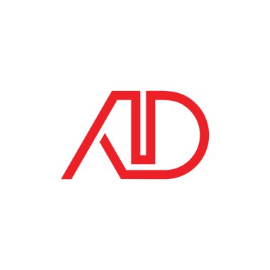 harfler reklam basit geometrik çizgi logo vektör