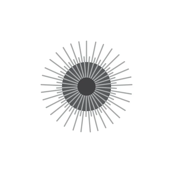 Glanz Auge Symbol Dekoration Logo Vektor — Stockvektor