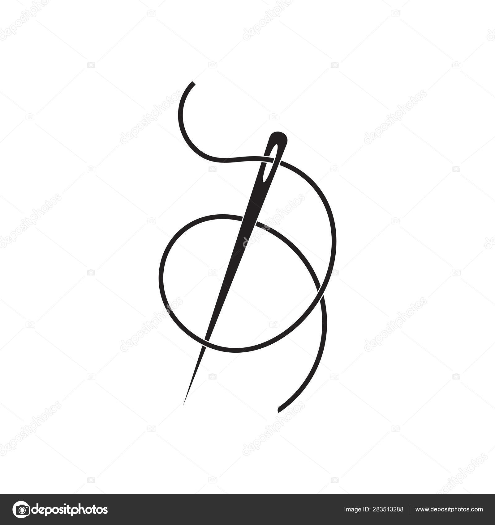 Thread and needles Royalty Free Vector Image - VectorStock