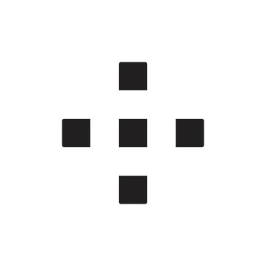 noktalar geometrik artı sembol vektör