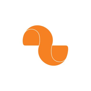 büküm 3d şekil sembolü logo vektörü