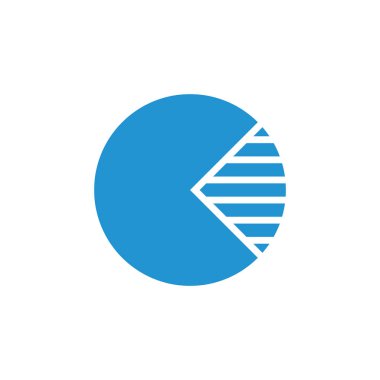 daire grafik pasta sembolü dekorasyon vektör