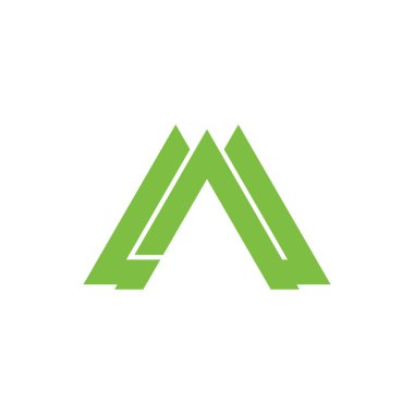 d dağ üçgen geometrik Logo vektör