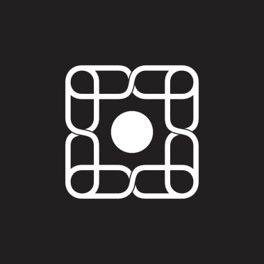 Daire kare hat vektör zincir