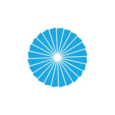 Daire girdap güneş hat sanat vektör türbin