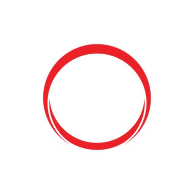 Daire geometrik halka 3D vektör