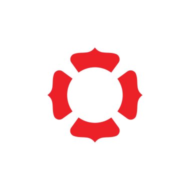 basit eğriler daire geometrik logo vektör