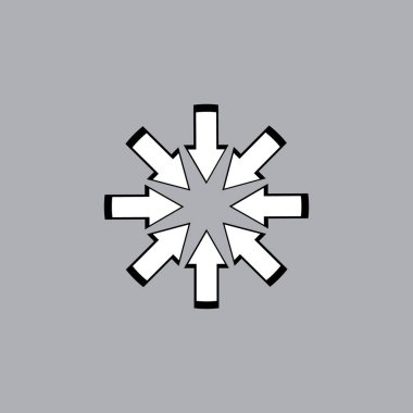 çember işaretli ok hedef vektörü