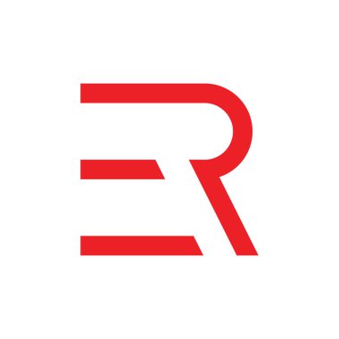 harf e r geometrik çizgiler sanat tasarım vektörü