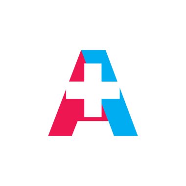 basit geometrik tasarım sembolü logo concpet vektör