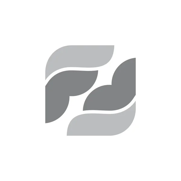 Літери f криві дизайн символ логотип вектор — стоковий вектор