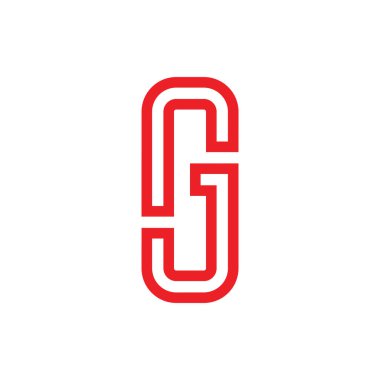 logo simgesi vektör ü için basit çizgi tasarım konsepti