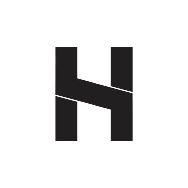 mektup sh soyut geometrik logo