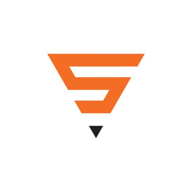 mektup kalem geometrik eğitim sembolü vektör