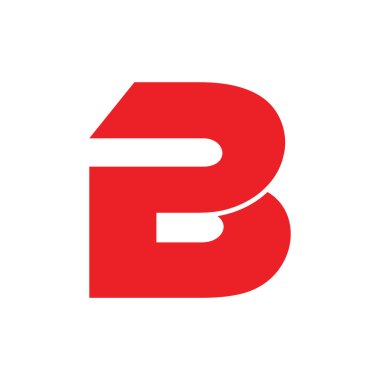 Mektuplar Türkçe bağlantılı geometrik logo vektör