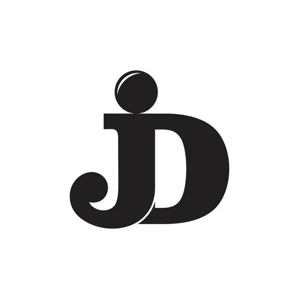 Вектор логотипа jd — стоковый вектор