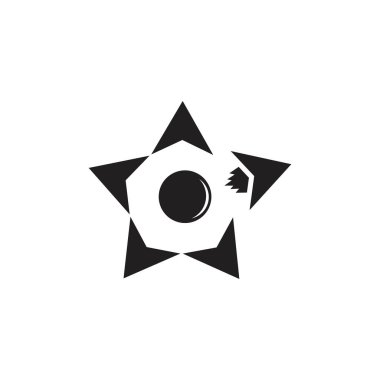 yıldız uzay gemisi hareket tasarım logo vektör