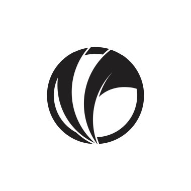 Daire geometrik hızlı hareket logo