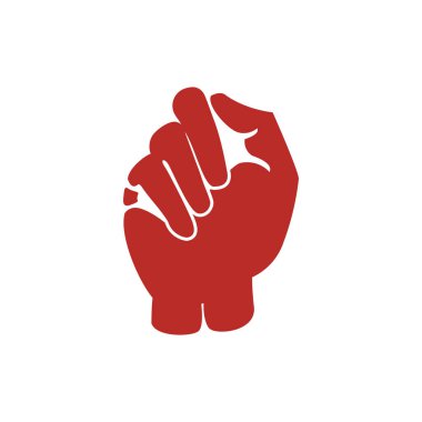 avuç içi simgesi logo vektörü